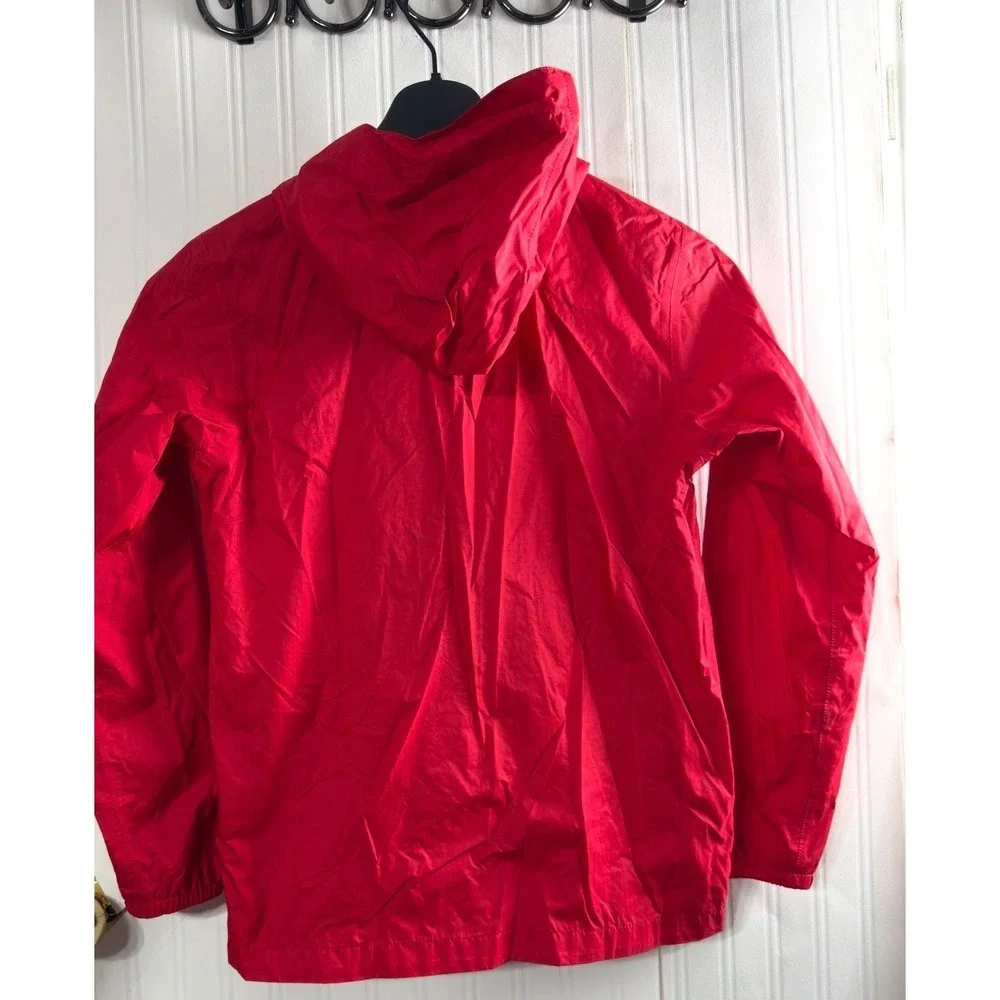 The North Face Boys Red Resolve Reflective Waterproof‎ Rain Jacket L 14/16